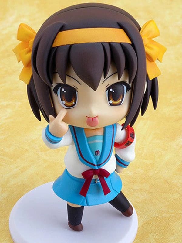 Nendoroid 009 The Melancholy of Haruhi Suzumiya Haruhi Suzumiya main image